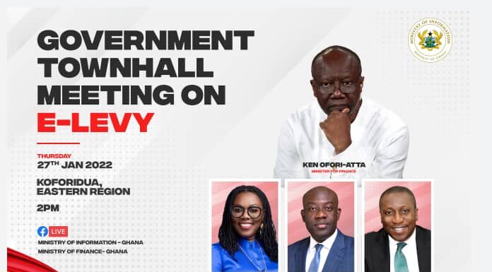 Gov’t To Hold Major Town Hall Meeting On E-Levy