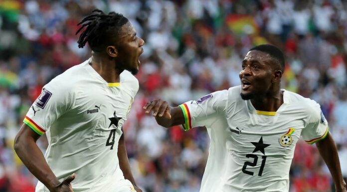 South Korea vs Ghana at FIFA World Cup 2022