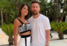 Antonela Roccuzzo and Lionel Messi on GhanaSky.com