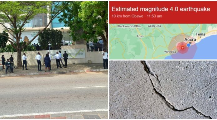 Earth tremor hits some parts of Ghana's capital Accra