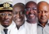 Ghana presidential candidates confirmed by the EC.