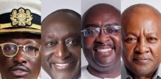 Ghana presidential candidates confirmed by the EC.