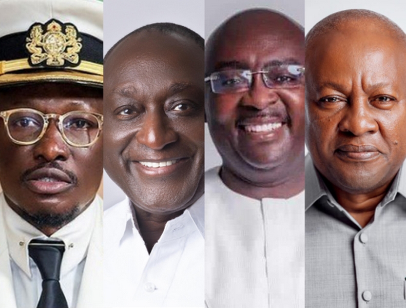 Ghana presidential candidates confirmed by the EC.