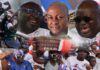 Vice President Mahamudu Bawumia, Ex-President John Mahama, President Nana Akufo-Addo