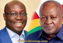 Finance Minister Dr Ato Forson, President John Mahama