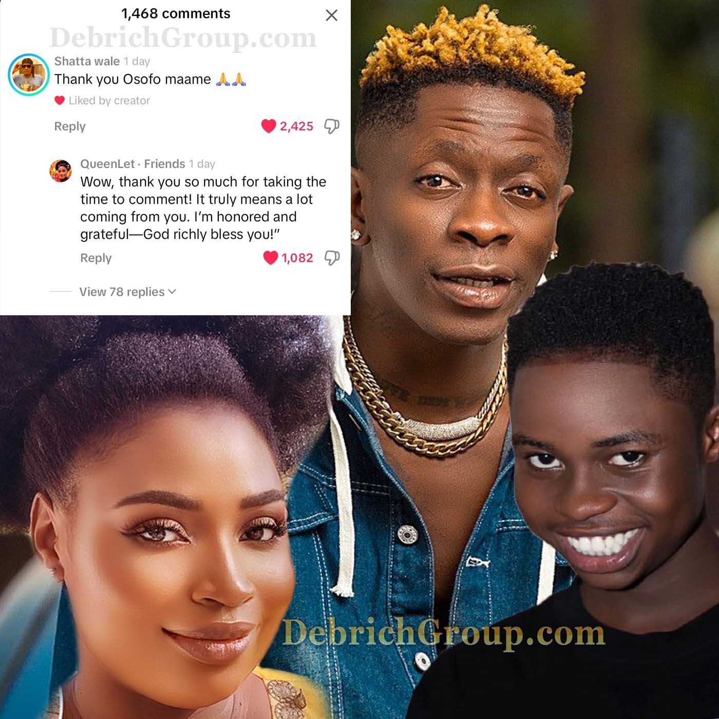 Shatta Wale, QueenLet, Peller