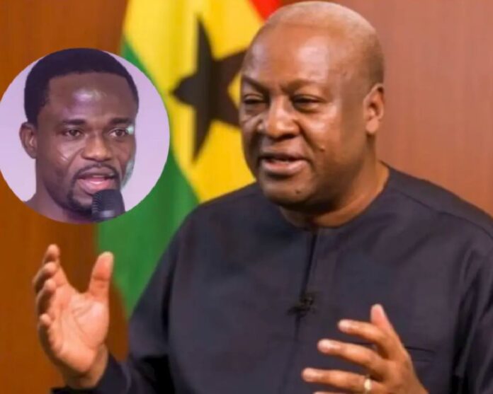 Manasseh Azure Awuni, President John Dramani Mahama