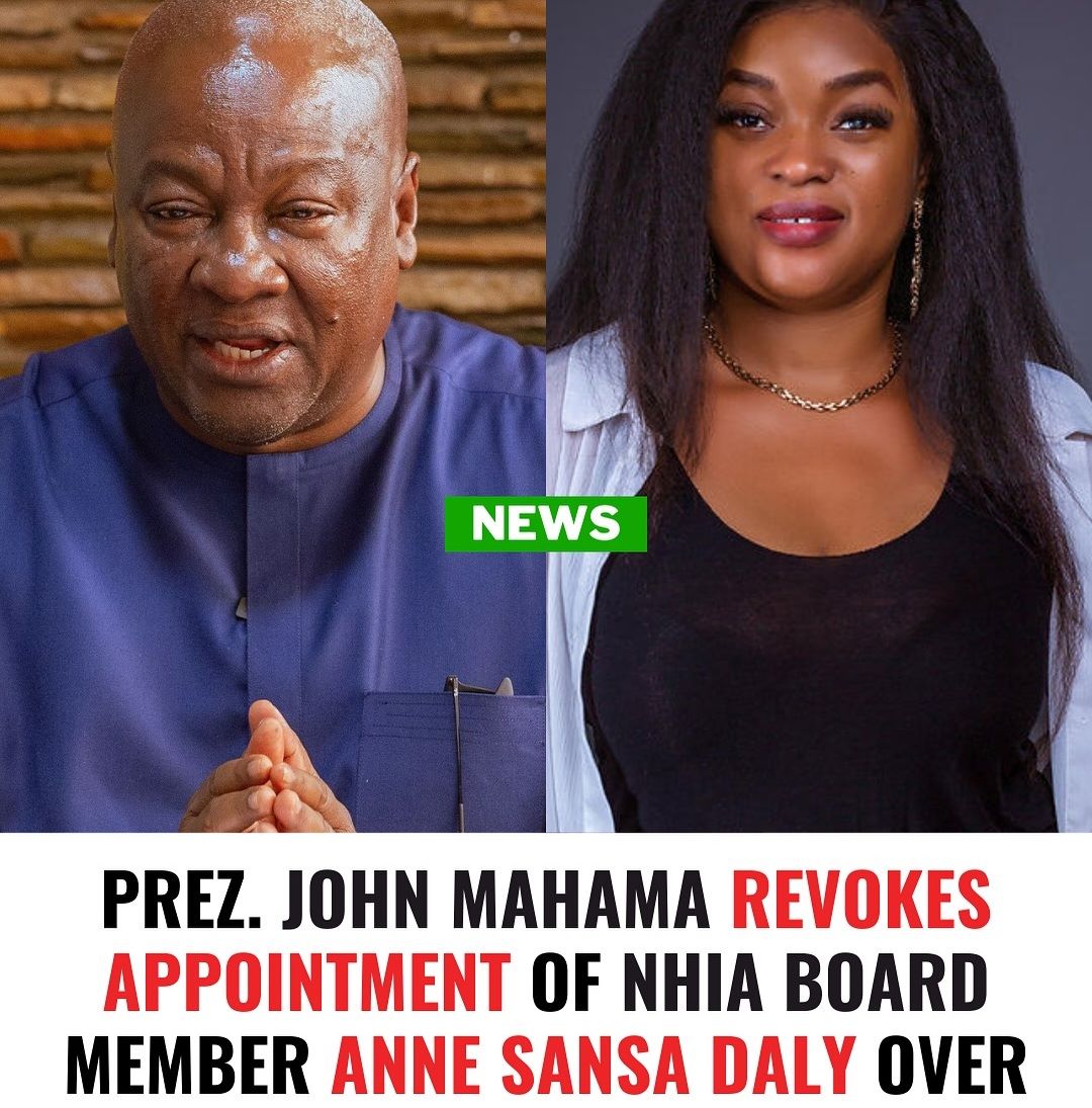 President John Mahama, Anne Sansa Daly
