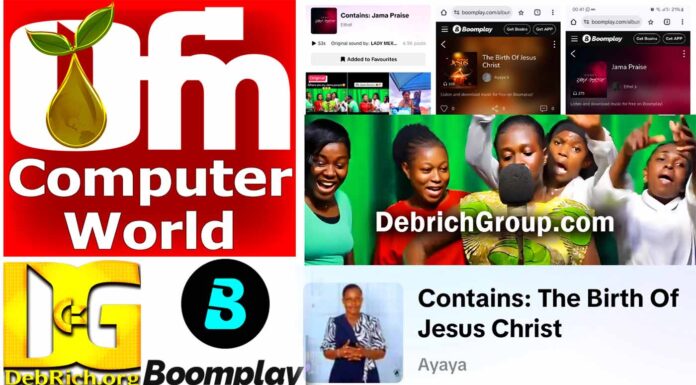 OFM Computer World, Boomplay, Multi Debrich Group, Jama Praise by Lady Mercy, Ethel, Ayaya