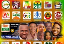 Listen to Ghana Radio Stations, Adom FM, Peace FM, Alpha Hour Live