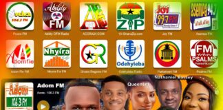 Listen to Ghana Radio Stations, Adom FM, Peace FM, Alpha Hour Live