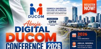 DUCOM 4D Ecosystem, DUCOM Digital Dollar Drive, Abuja Digital DUCOM Conference 2026, Debrich University College of Missions