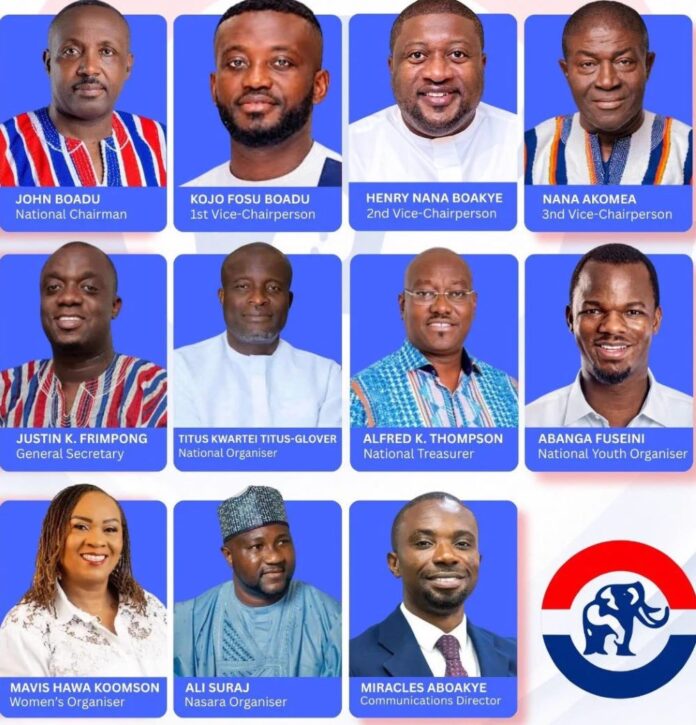 GHANA New Patriotic Party National (NPP) Executive Elections 2026 Winners: Full List Results, Vote Counts, Winners and Losers New Patriotic Party, NPP National Executive Elections 2026